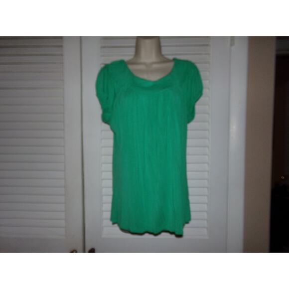 Style & Co green knit top size M Excellent Retro - Picture 1 of 5